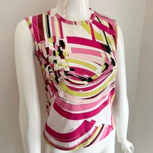 Authentic Emilio pucci cotton tank top